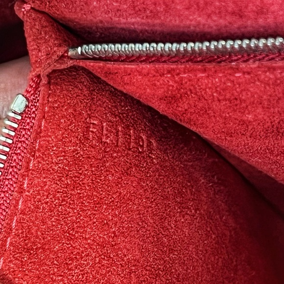 Louis Vuitton Pont Neuf NM Handbag Epi Leather PM Red Authentic - Picture 14 of 16